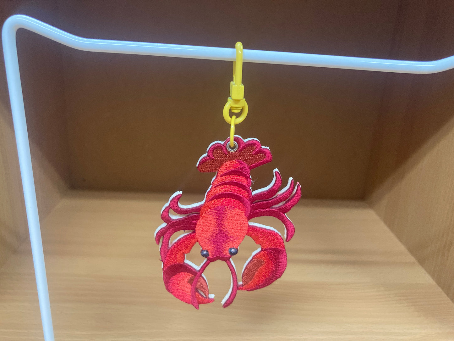 Tiny Treasures Seoul - Embroidered Lobster Bag Charm 