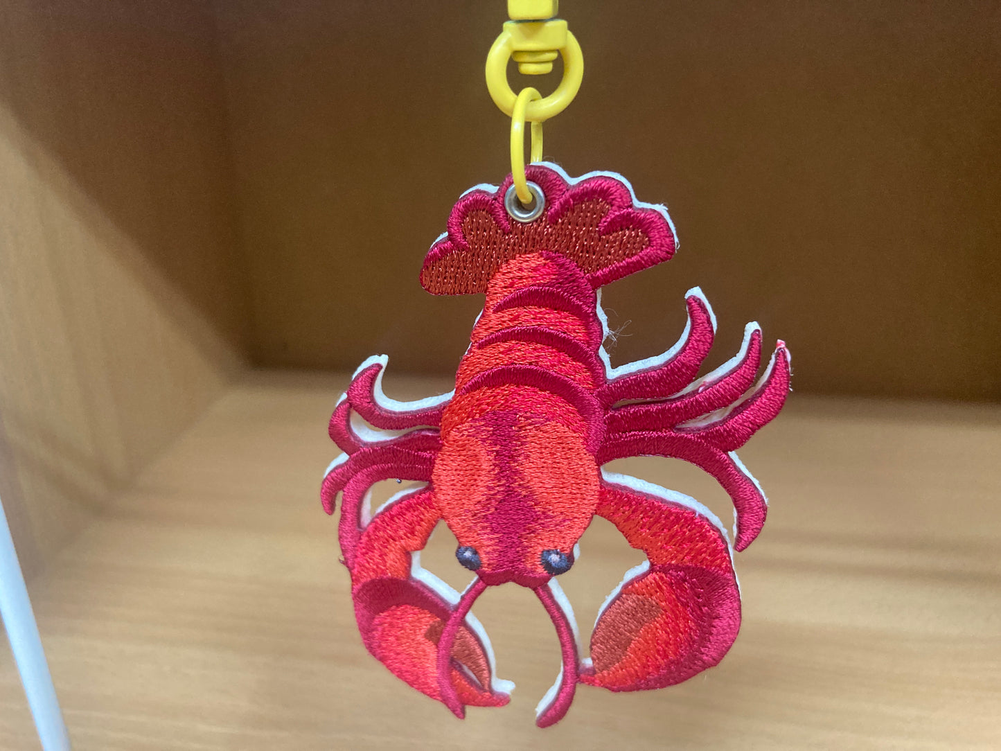 Tiny Treasures Seoul - Embroidered Lobster Bag Charm 2