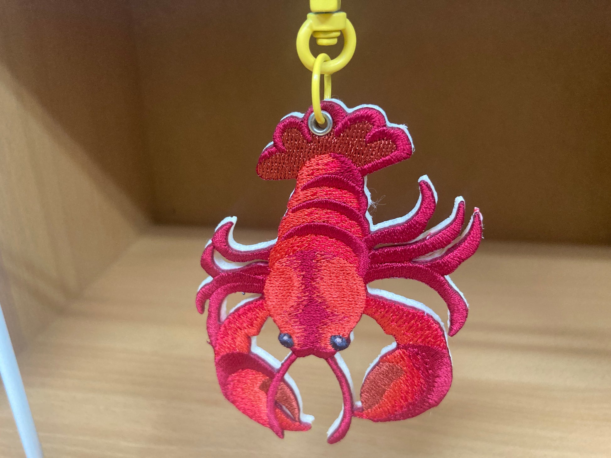 Tiny Treasures Seoul - Embroidered Lobster Bag Charm 2