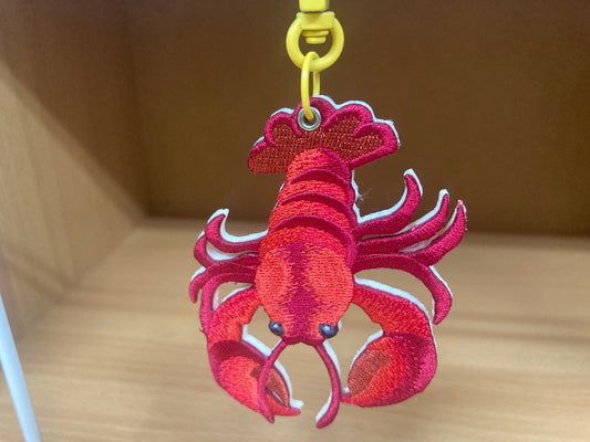 Tiny Treasures Seoul - Embroidered Lobster Bag Charm 2