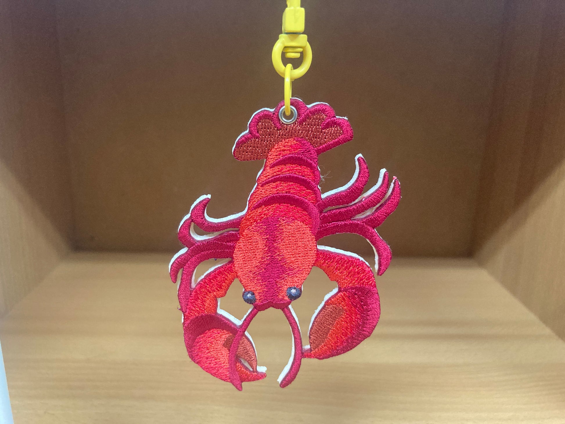 Tiny Treasures Seoul - Embroidered Lobster Bag Charm 4