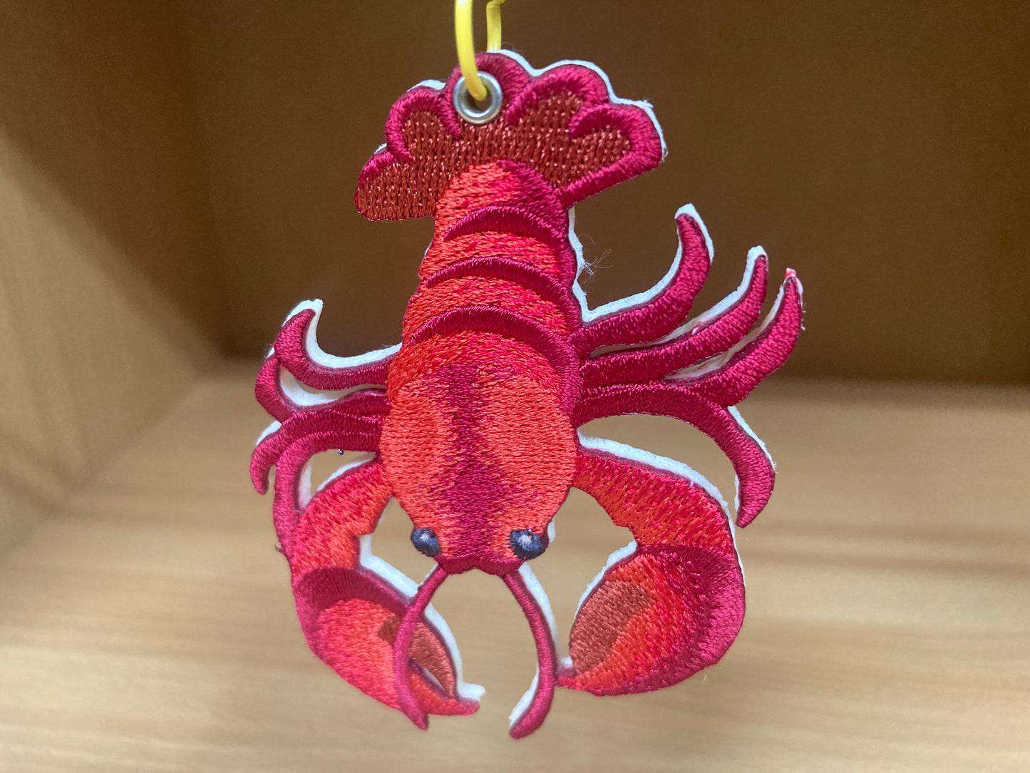 Tiny Treasures Seoul - Embroidered Lobster Bag Charm 5