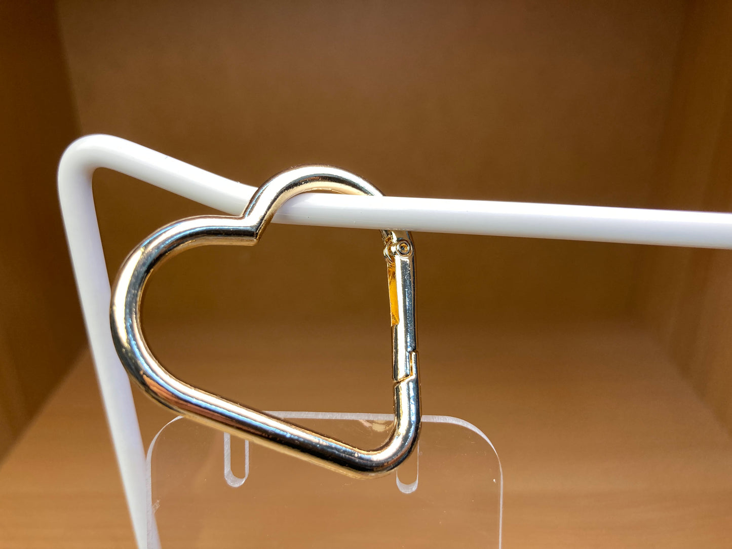 Tiny Treasures Seoul - Gold Heart Shape Holder Key Ring