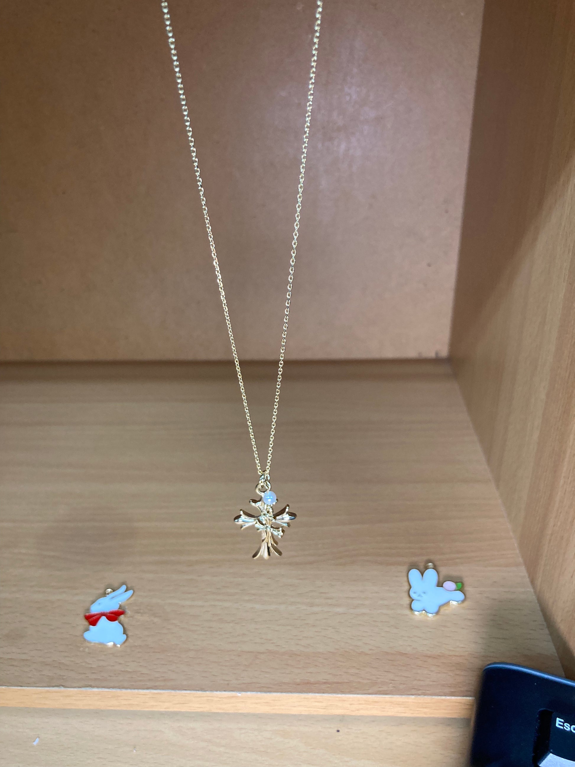Tiny Treasures Seoul - Gothic Cross Charm Necklace
