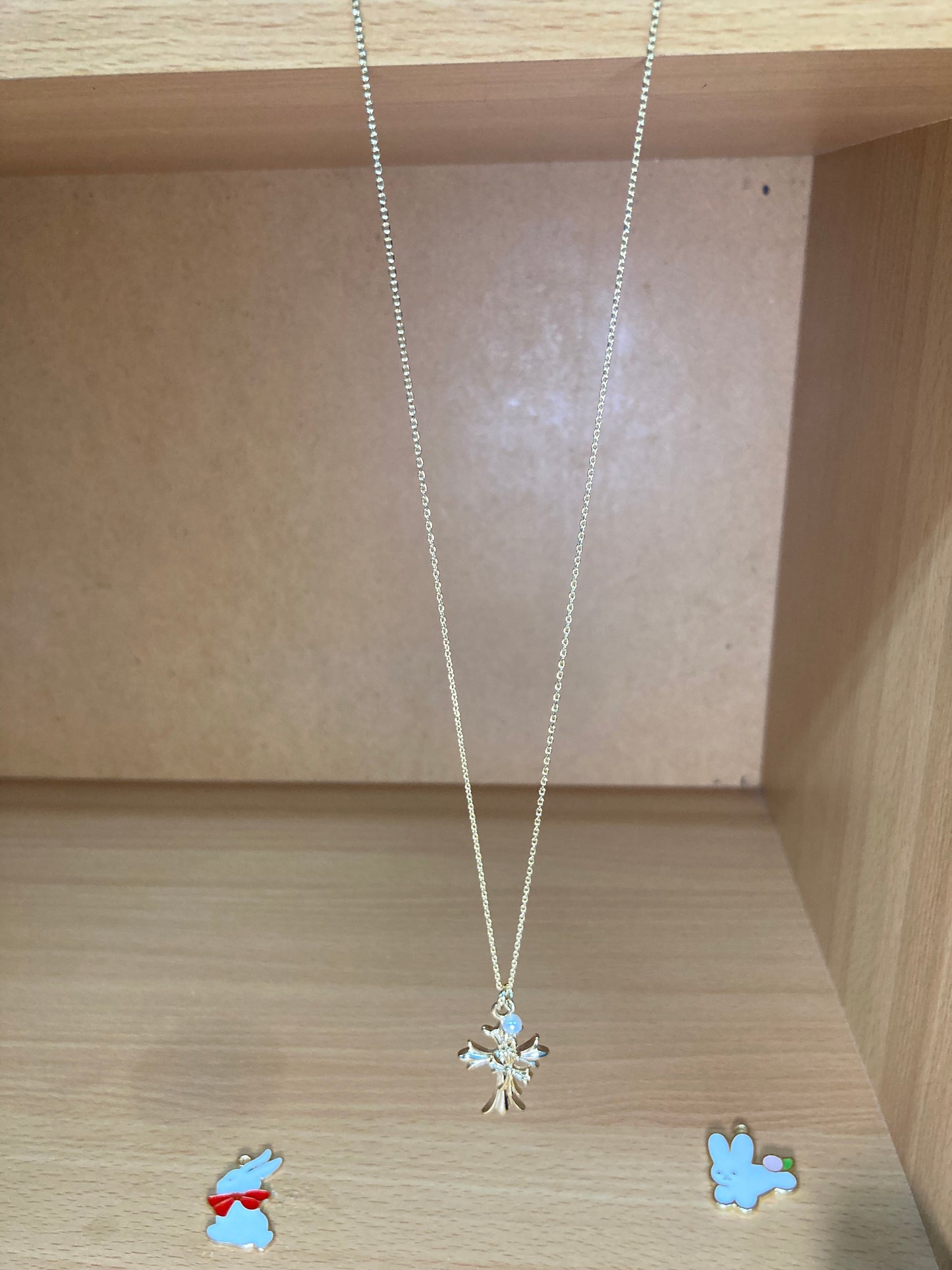 Tiny Treasures Seoul - Gothic Cross Charm Necklace