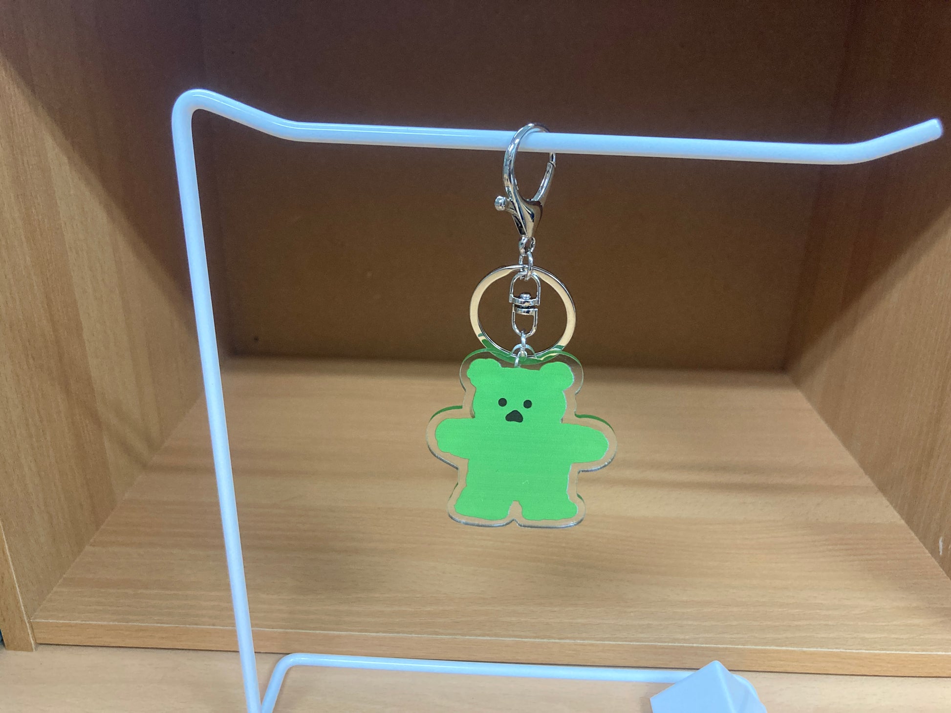 Tiny Treasures Seoul - Green Bear Acrylic Keychain 11