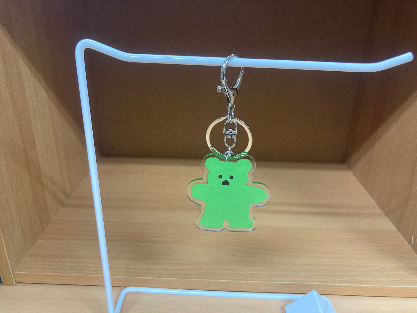 Tiny Treasures Seoul - Green Bear Acrylic Keychain 9