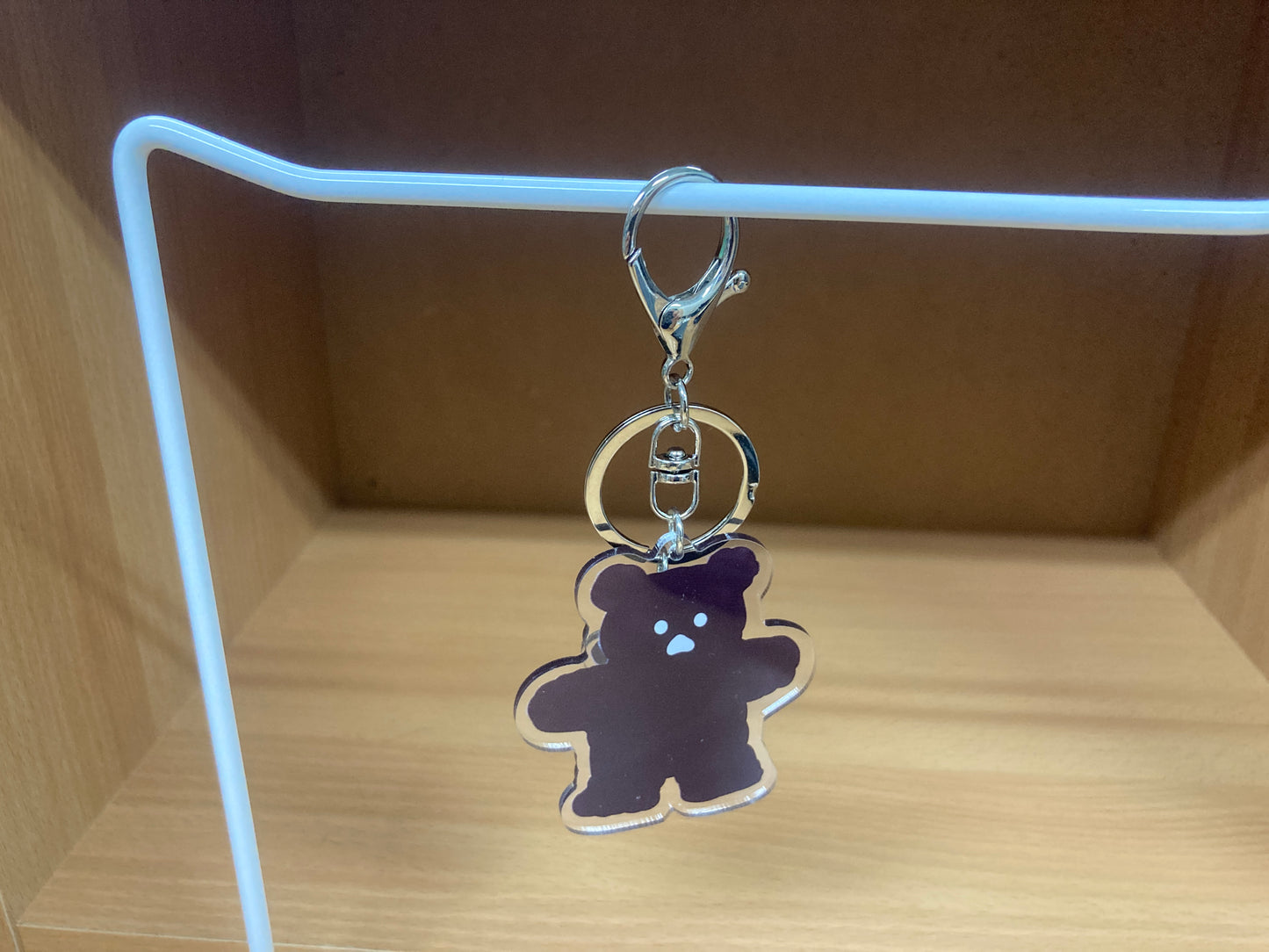 Tiny Treasures Seoul - Brown Bear Acrylic Keychain 17