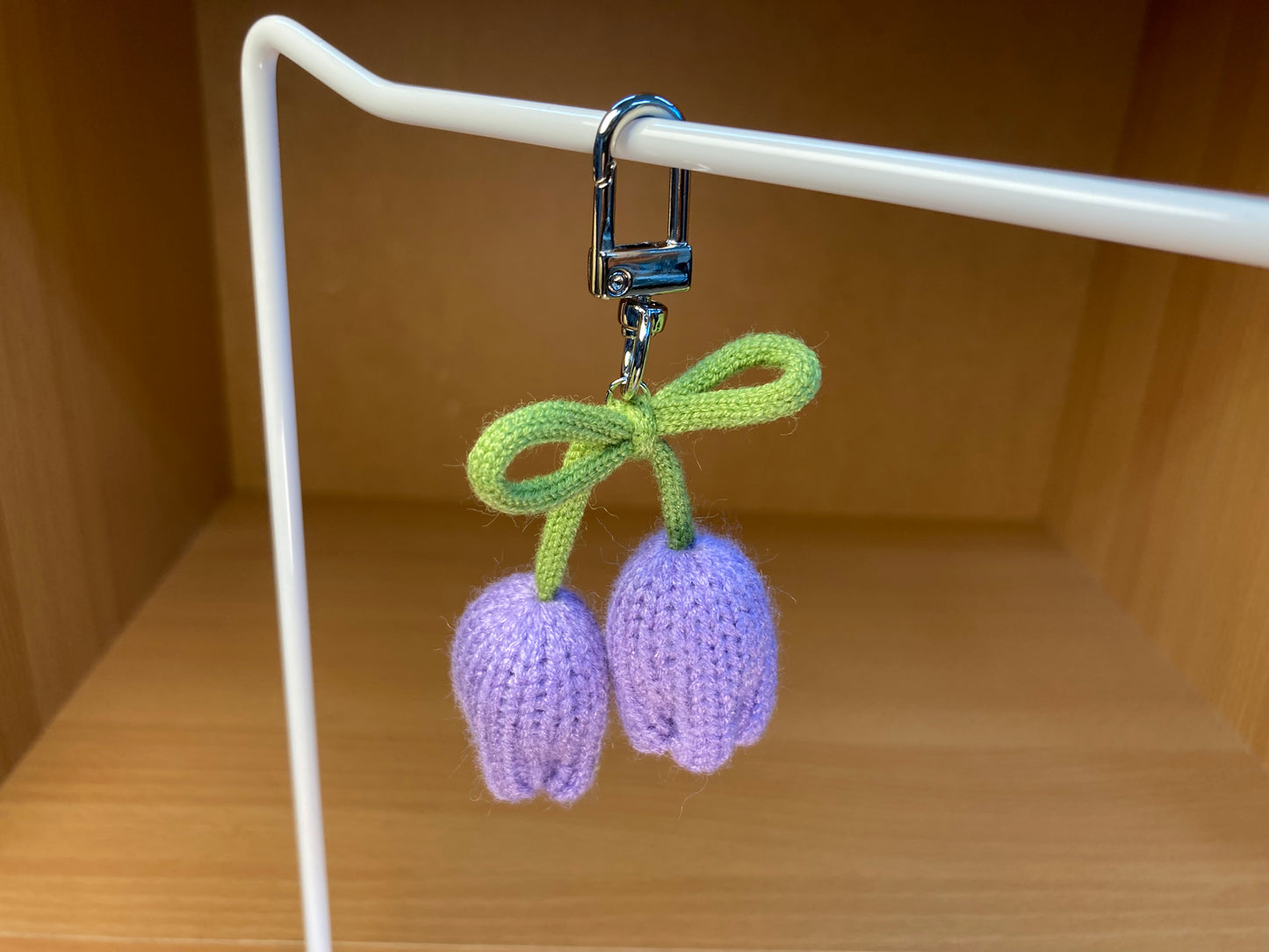 Tiny Treasures Seoul - Lavender Tulip Ribbon Bag Charm