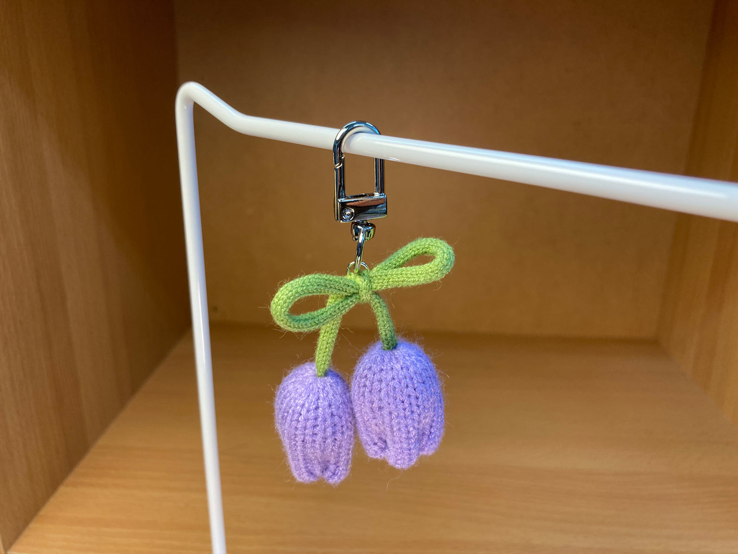 Tiny Treasures Seoul - Lavender Tulip Ribbon Bag Charm