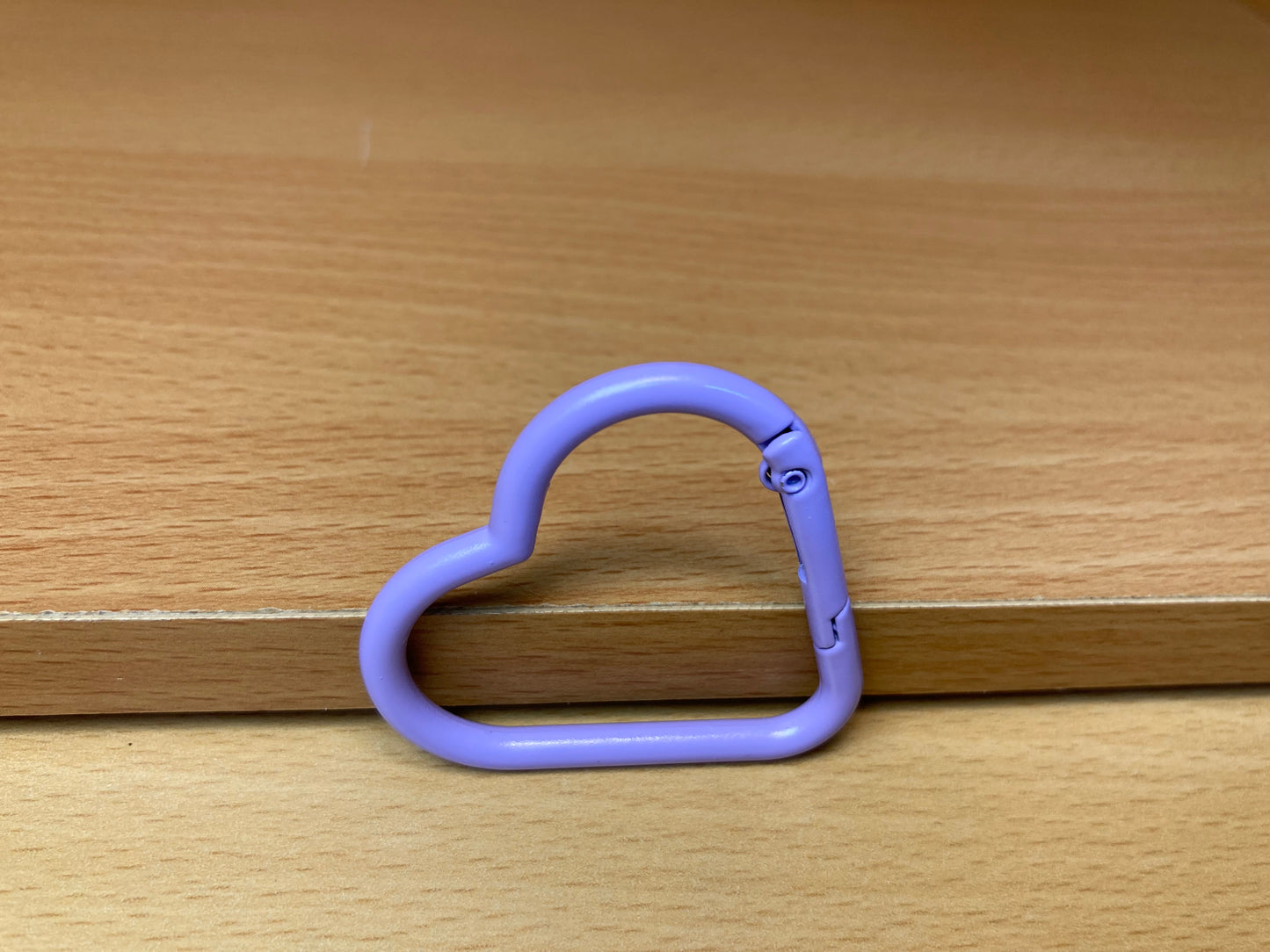 Tiny Treasures Seoul - Light Lavender Heart Shape Holder Key Ring