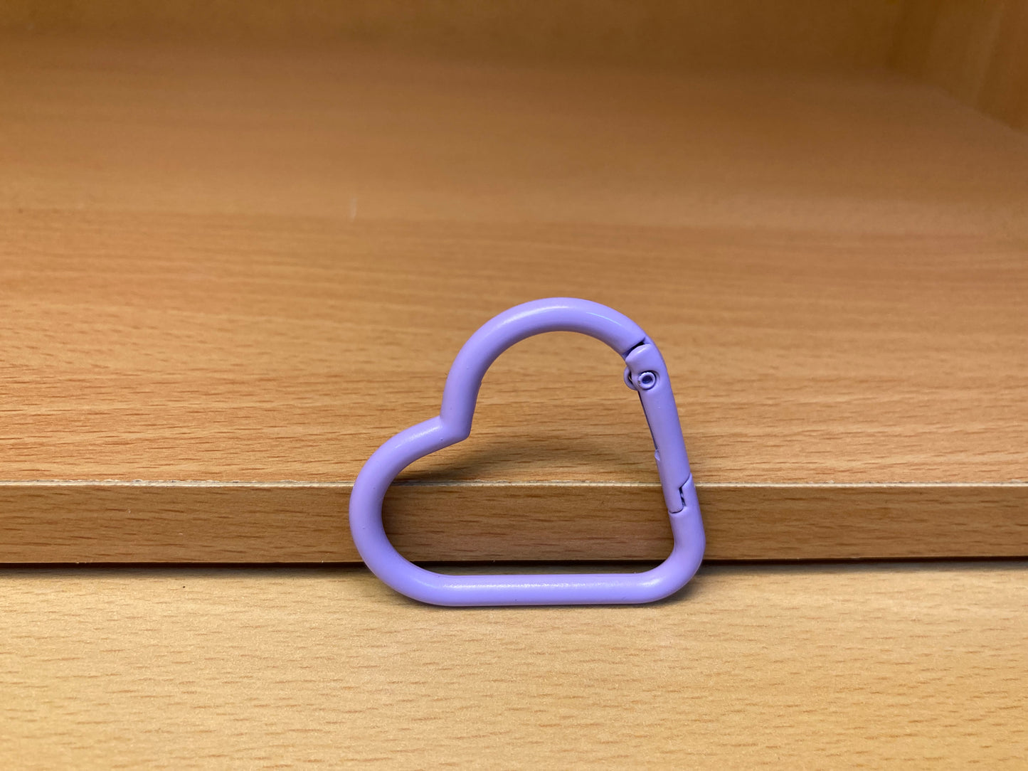 Tiny Treasures Seoul - Light Lavender Heart Shape Holder Key Ring