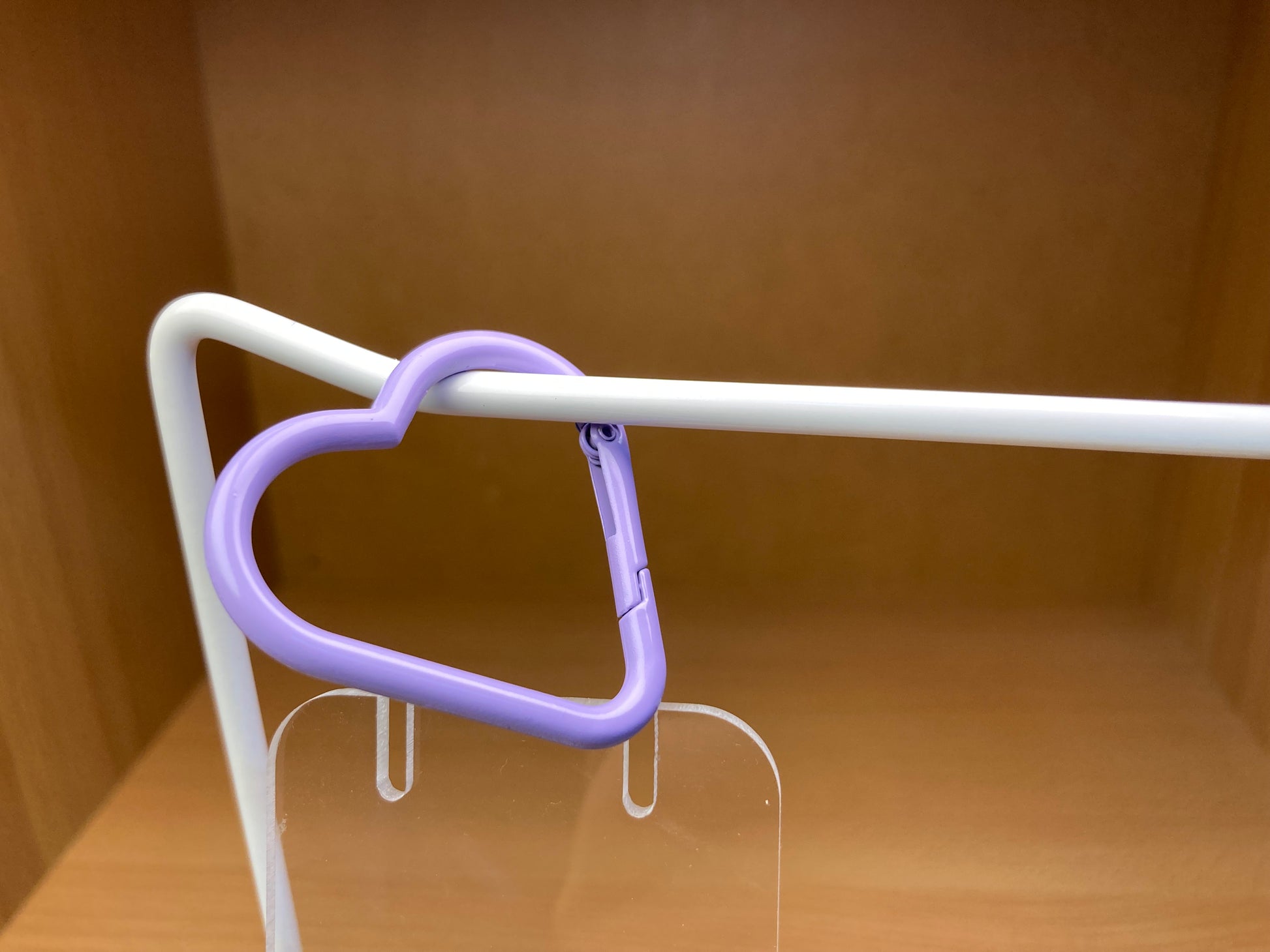 Tiny Treasures Seoul - Light Lavender Heart Shape Holder Key Ring