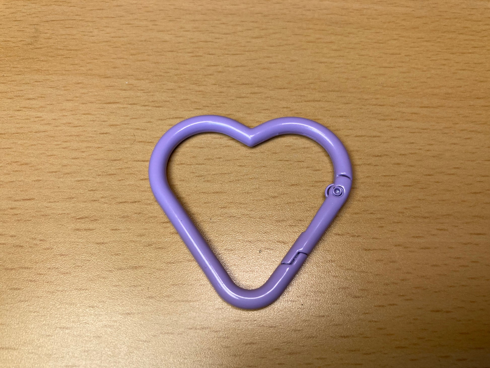 Tiny Treasures Seoul - Light Lavender Heart Shape Holder Key Ring