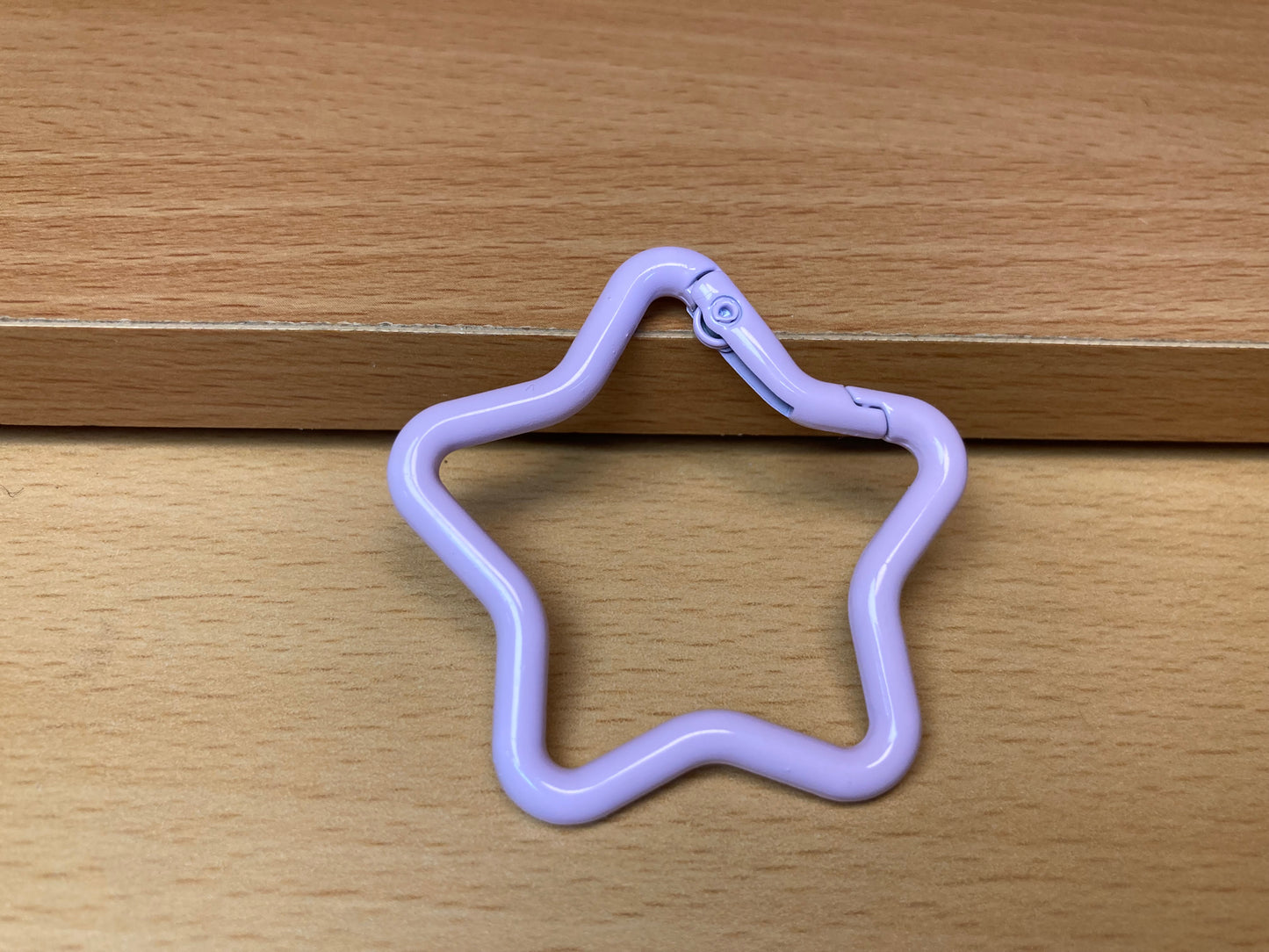 Tiny Treasures Seoul - Light Lavender Star Shape Holder Key Ring