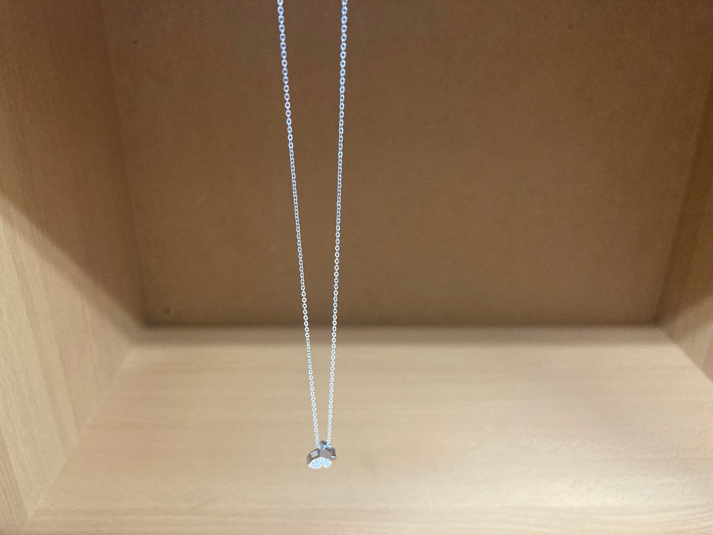 Tiny Treasures Seoul - Mini Butterfly Sparkle Necklace (Silver) 2