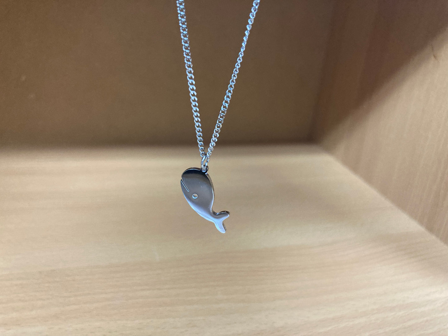 Tiny Treasures Seoul - Minimal Whale Surgical Steel Necklace