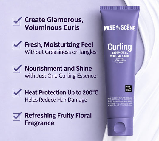Tiny Treasures Seoul - Mise en Scene Curling Essence 2X Volume Curl Cream 150ml (5.07 fl oz)
