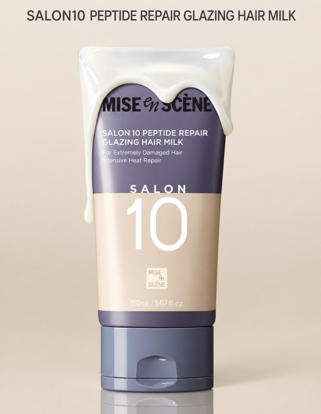 Tiny Treasures Seoul - Mise en Scène Salon10 Peptide Repair Glazing Hair Milk 150 ml (5.07 fl oz)