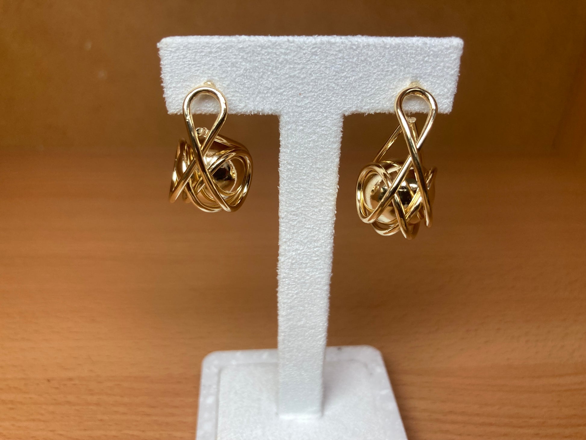 Tiny Treasures Seoul - Orbital Ball Drop Earrings (Gold)