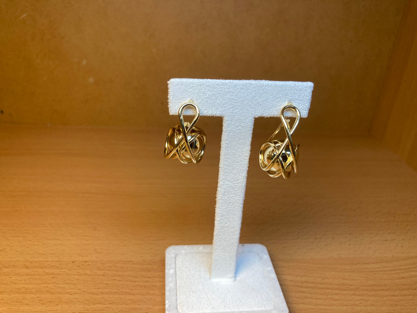 Tiny Treasures Seoul - Orbital Ball Drop Earrings (Gold)