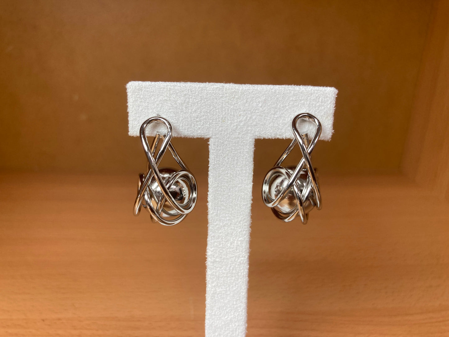 Tiny Treasures Seoul - Orbital Ball Drop Earrings (Silver)