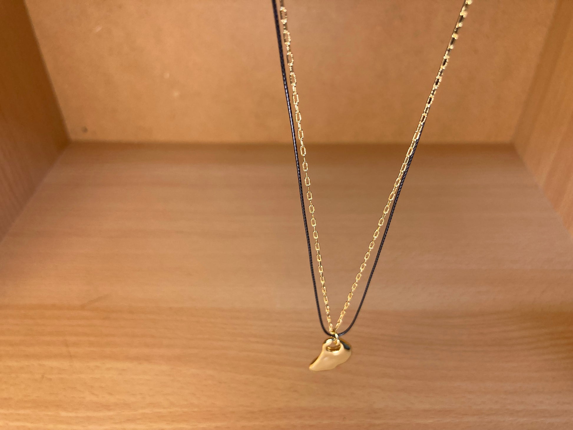 Tiny Treasures Seoul - Organic Gold Drop Layered Necklace