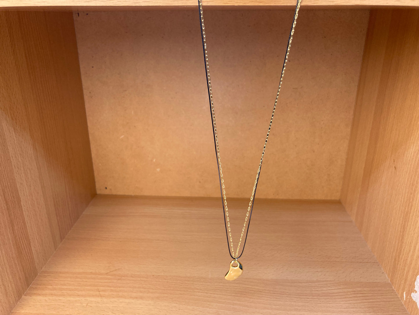 Tiny Treasures Seoul - Organic Gold Drop Layered Necklace