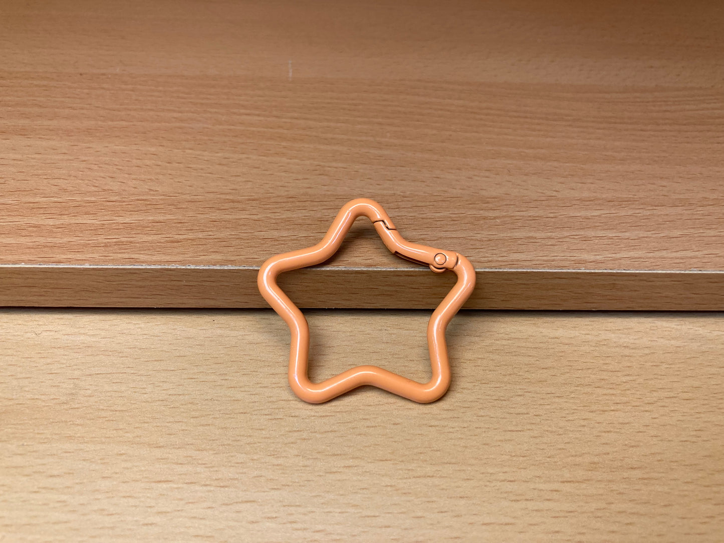 Tiny Treasures Seoul - Peach Star Shape Holder Key Ring