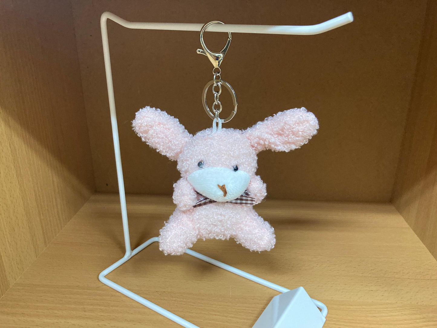 Tiny Treasures Seoul - Pink Teddy Bunny Plush Bag Charm 11