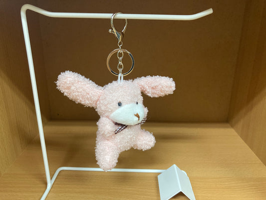 Tiny Treasures Seoul - Pink Teddy Bunny Plush Bag Charm 3