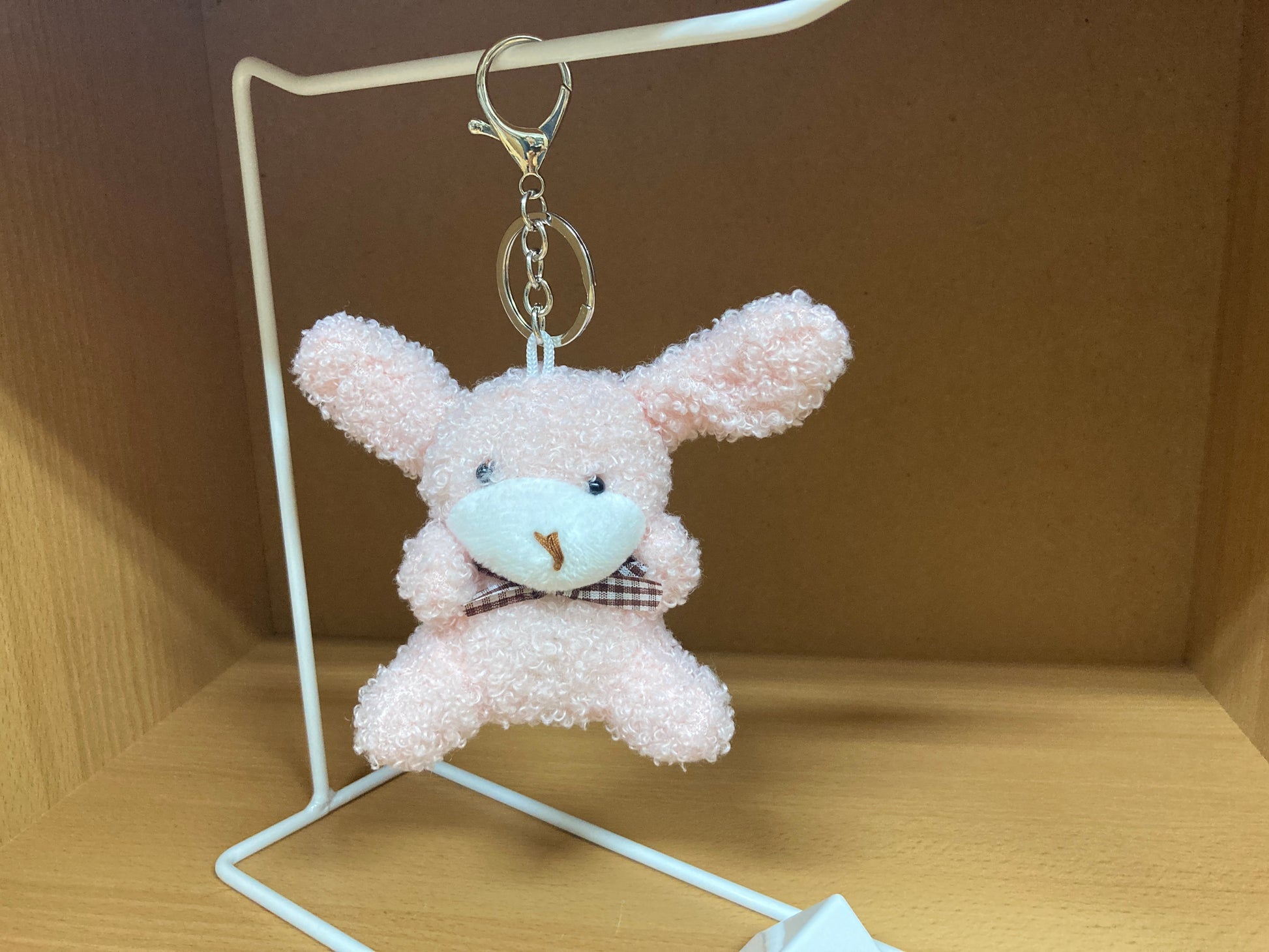 Tiny Treasures Seoul - Pink Teddy Bunny Plush Bag Charm 8