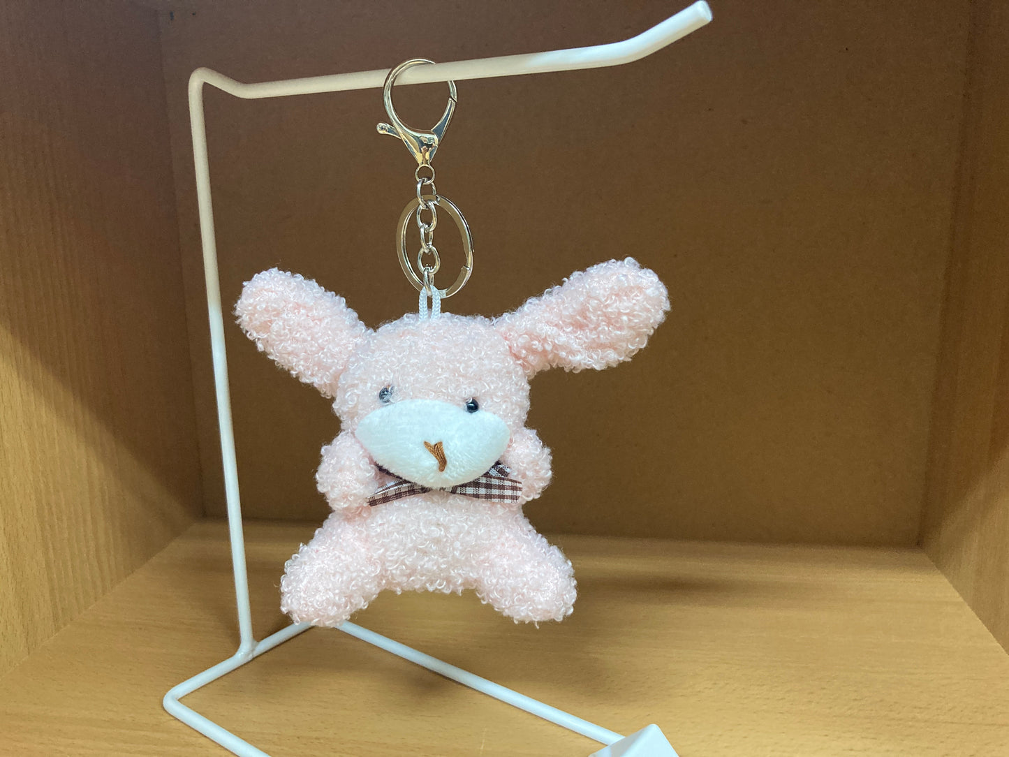 Tiny Treasures Seoul - Pink Teddy Bunny Plush Bag Charm 9