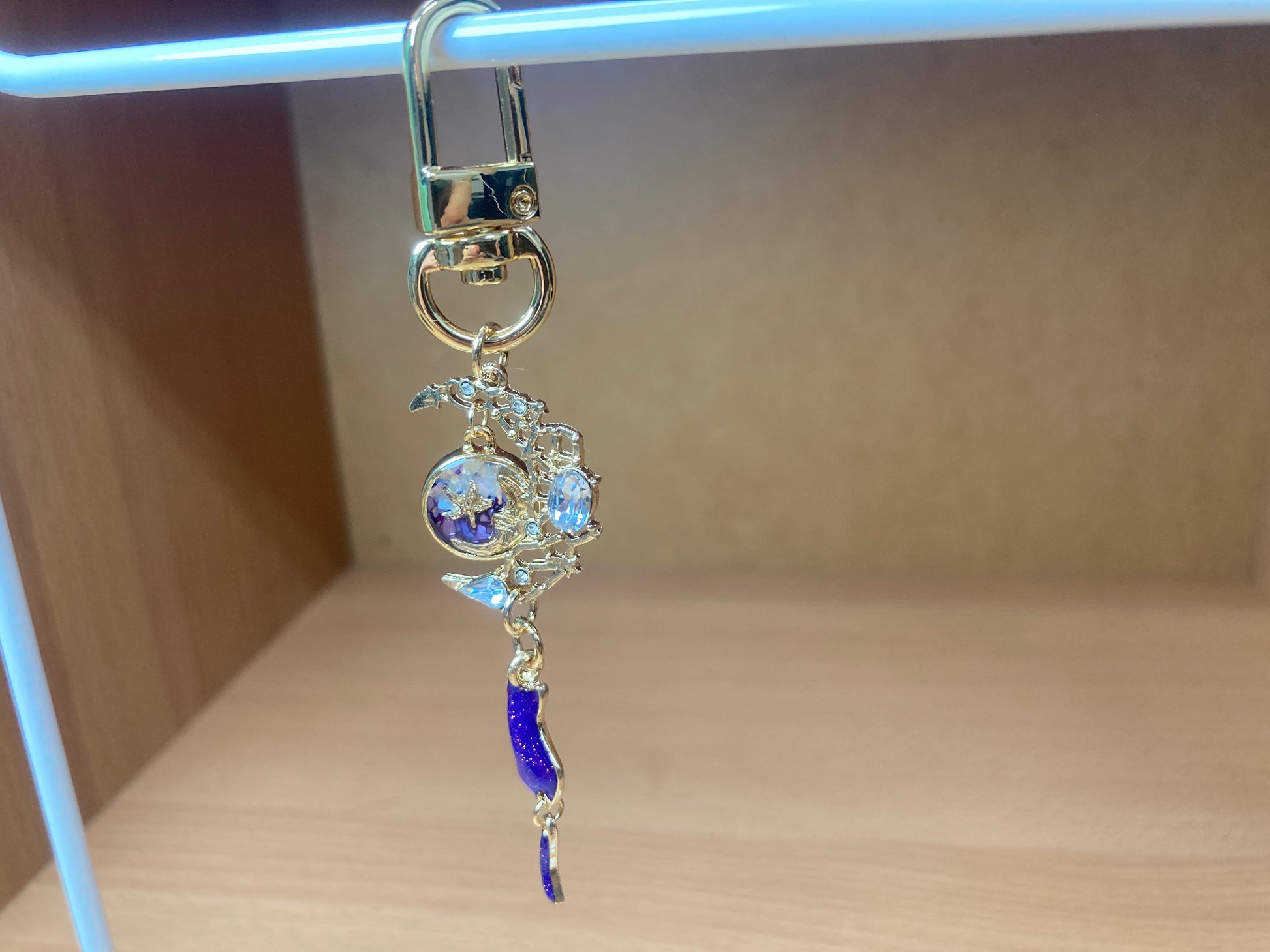 Tiny Treasures Seoul - Purple Cat Moon Bag Charm 13