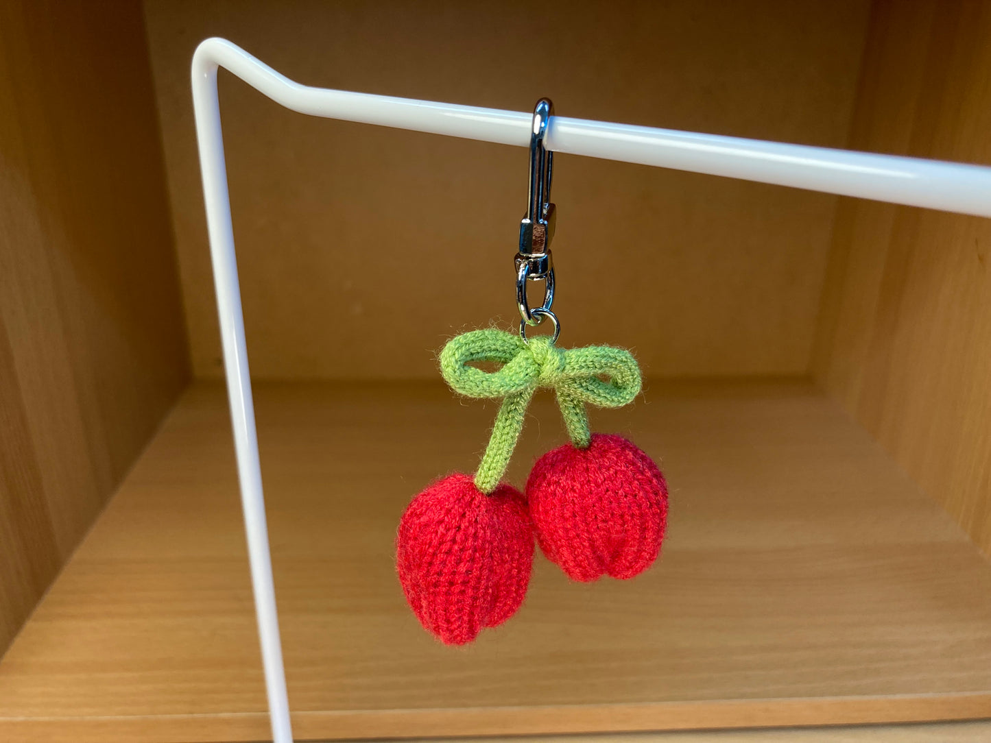 Tiny Treasures Seoul - Red Tulip Ribbon Bag Charm