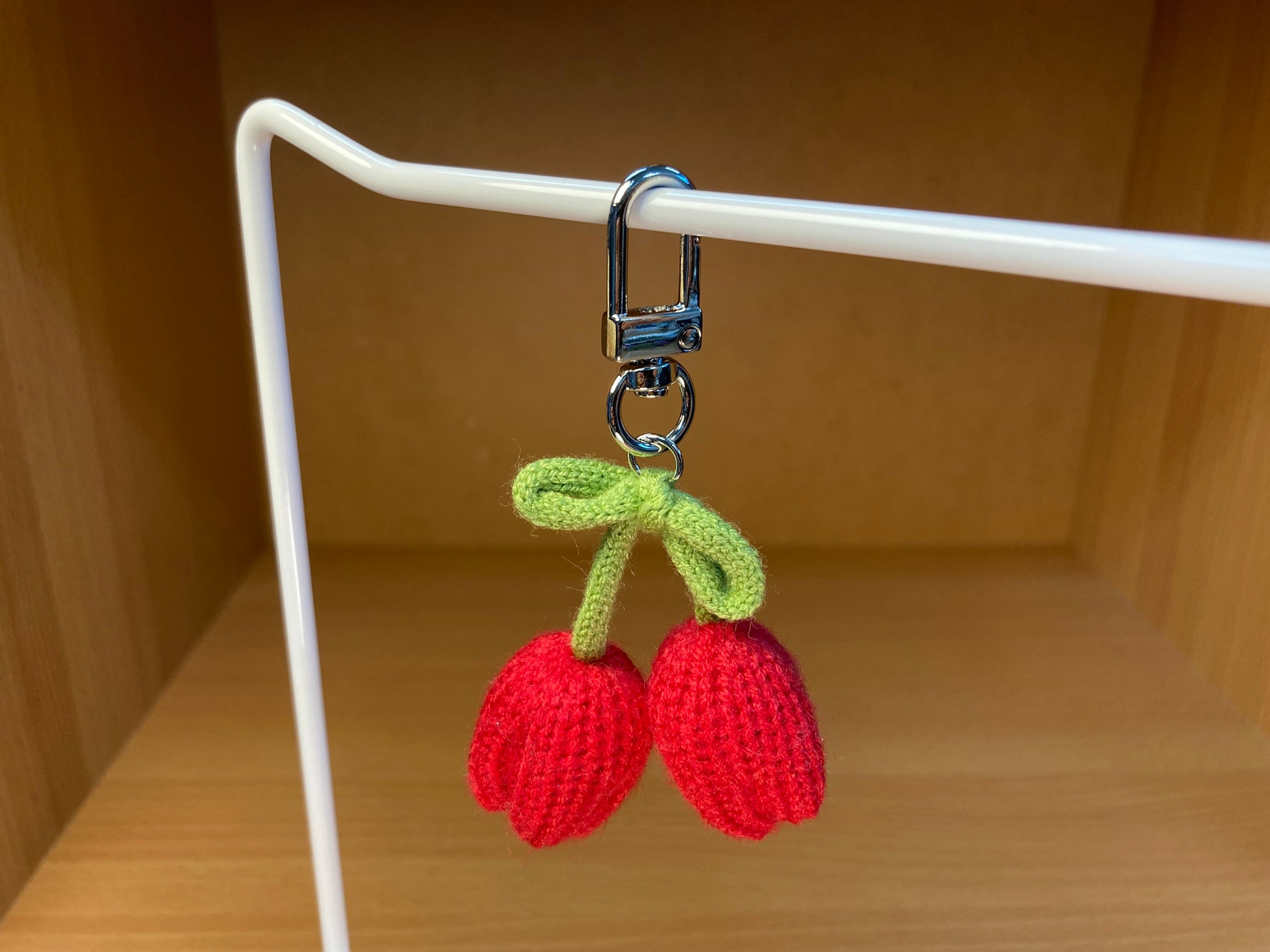 Tiny Treasures Seoul - Red Tulip Ribbon Bag Charm