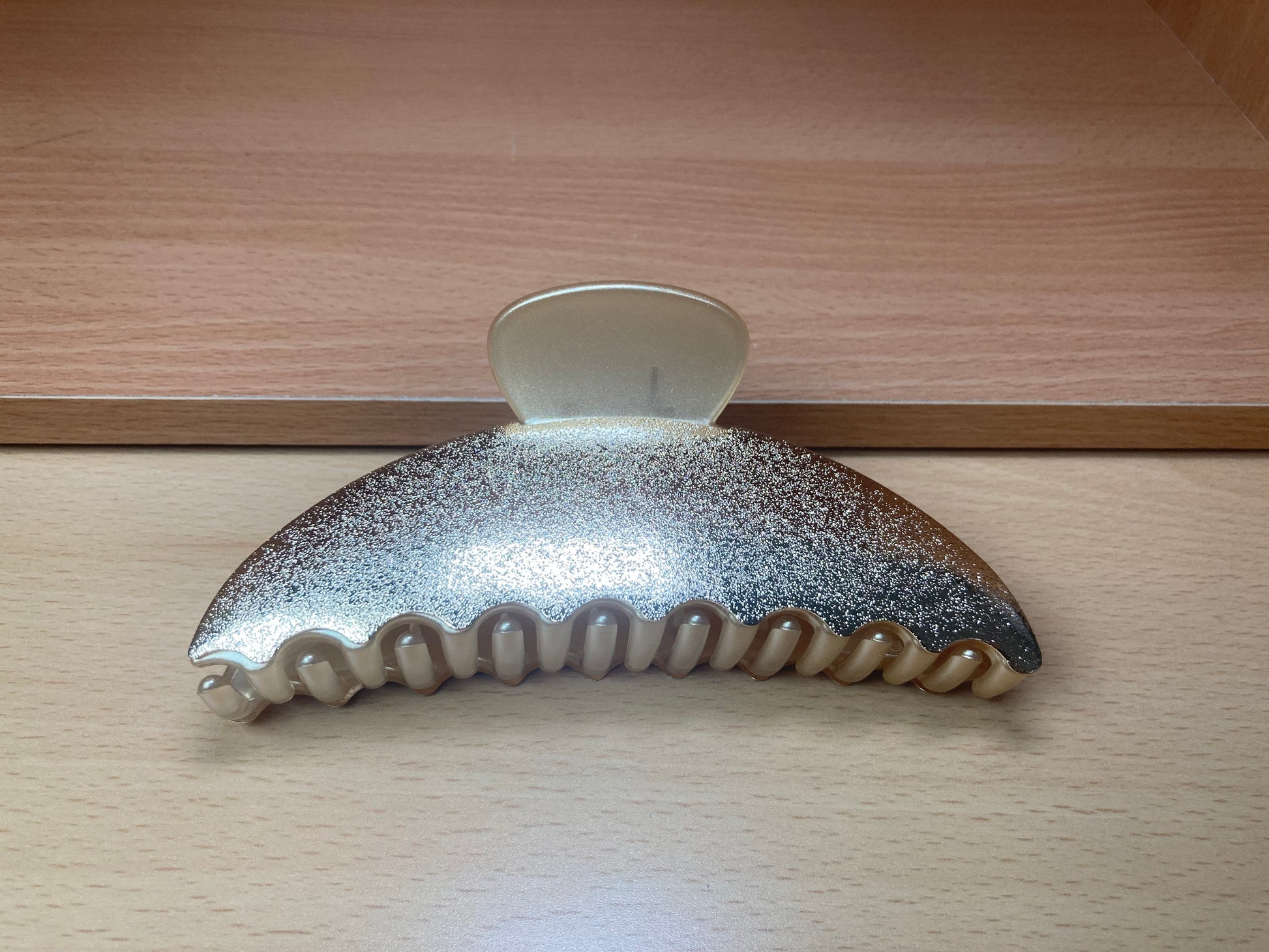 Tiny Treasures Seoul - Shimmer Gold Half Moon Hair Claw Front View