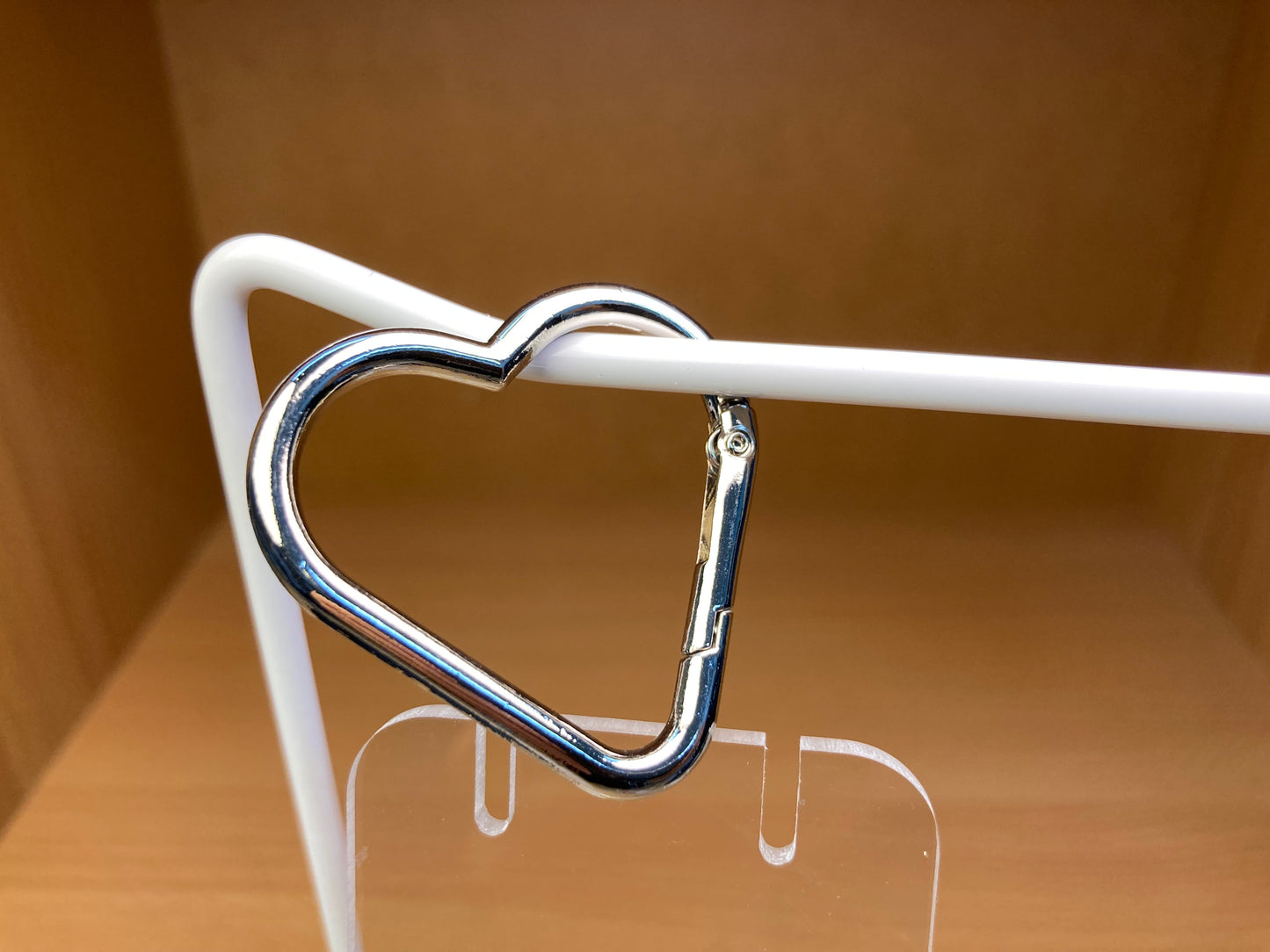 Tiny Treasures Seoul - Silver Heart Shape Holder Key Ring
