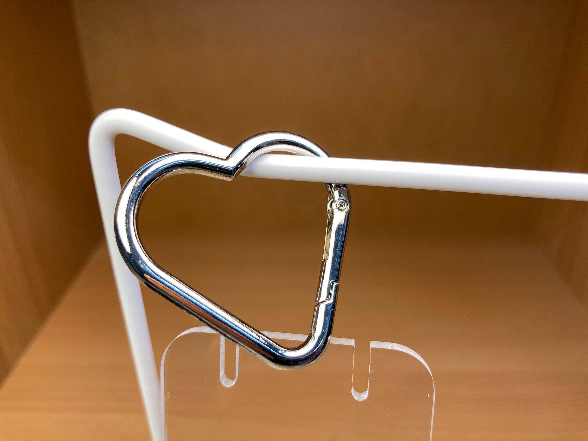 Tiny Treasures Seoul - Silver Heart Shape Holder Key Ring