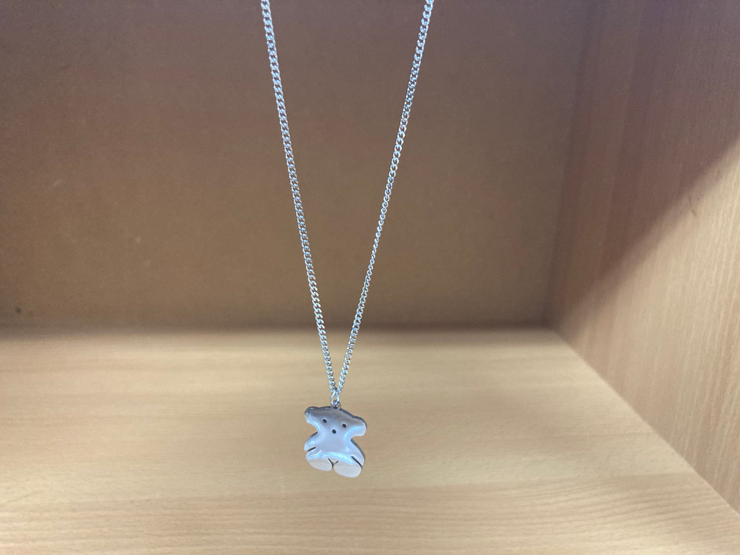 Tiny Treasures Seoul - Teddy Bear Surgical Steel Necklace