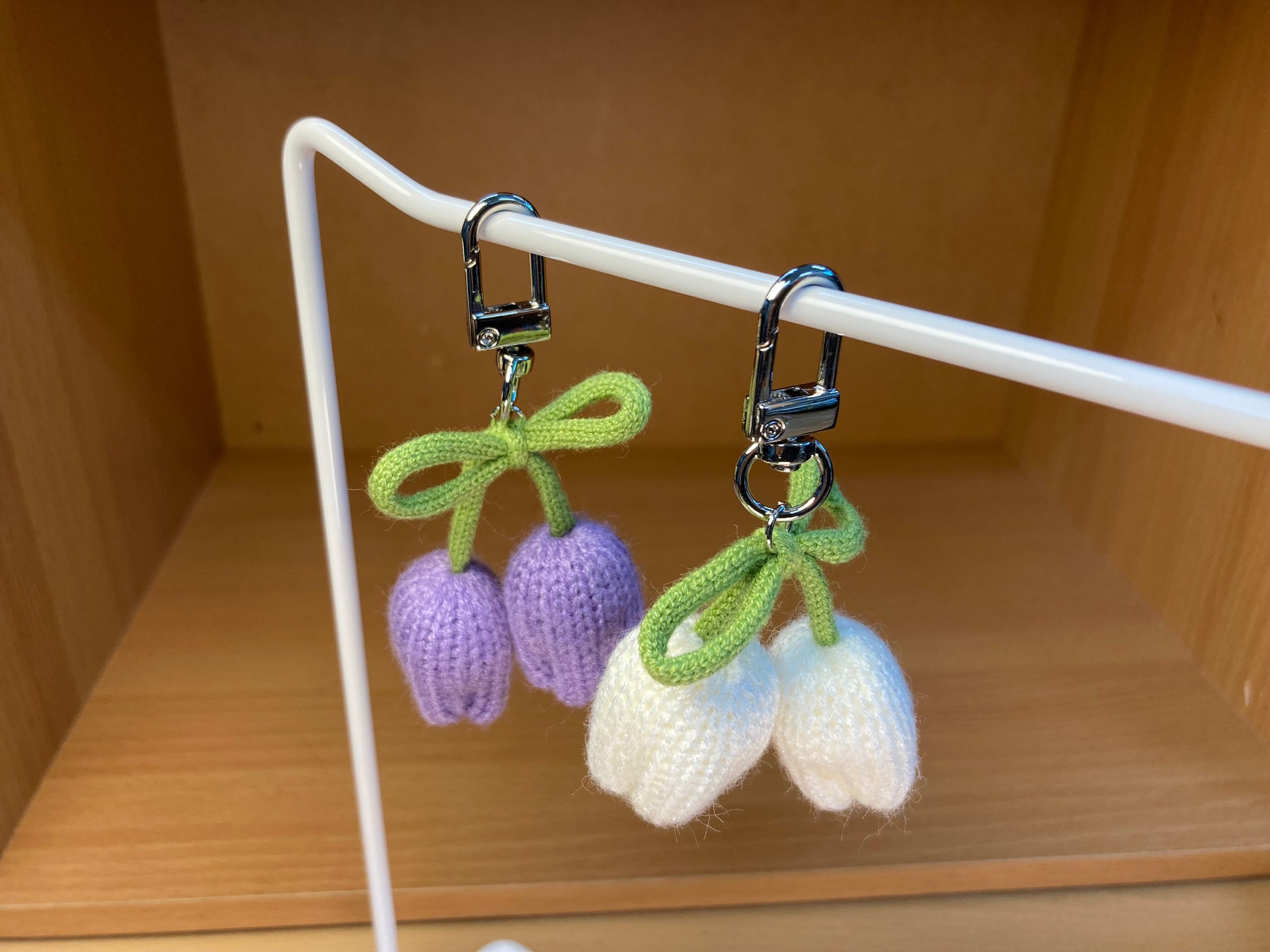 Tiny Treasures Seoul - Lavender Tulip Ribbon Bag Charm