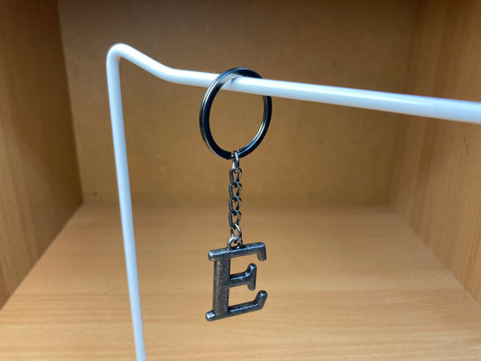 Vintage Initial E Key Chain
