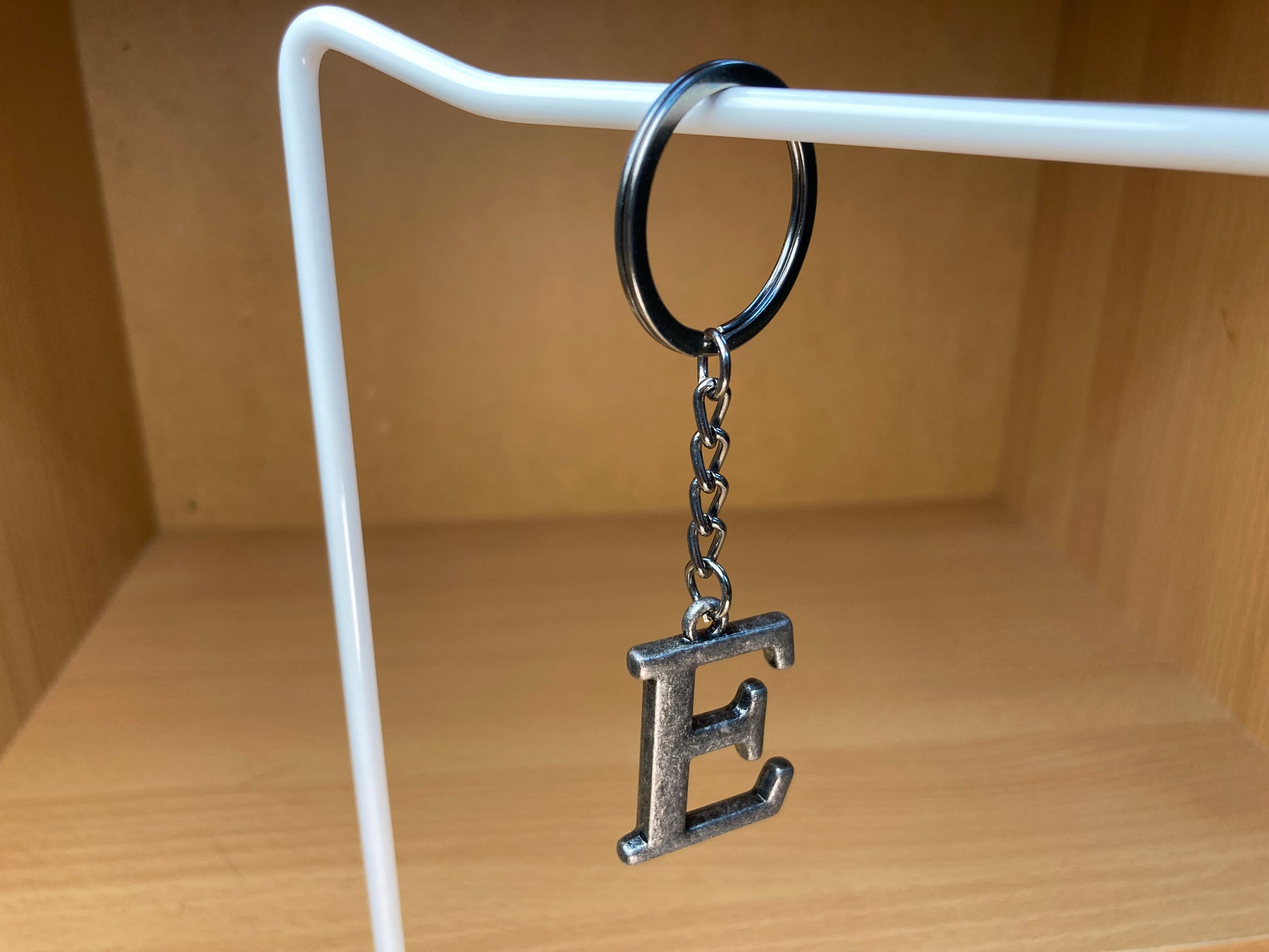 Tiny Treasures Seoul - Vintage Initial E Key Chain
