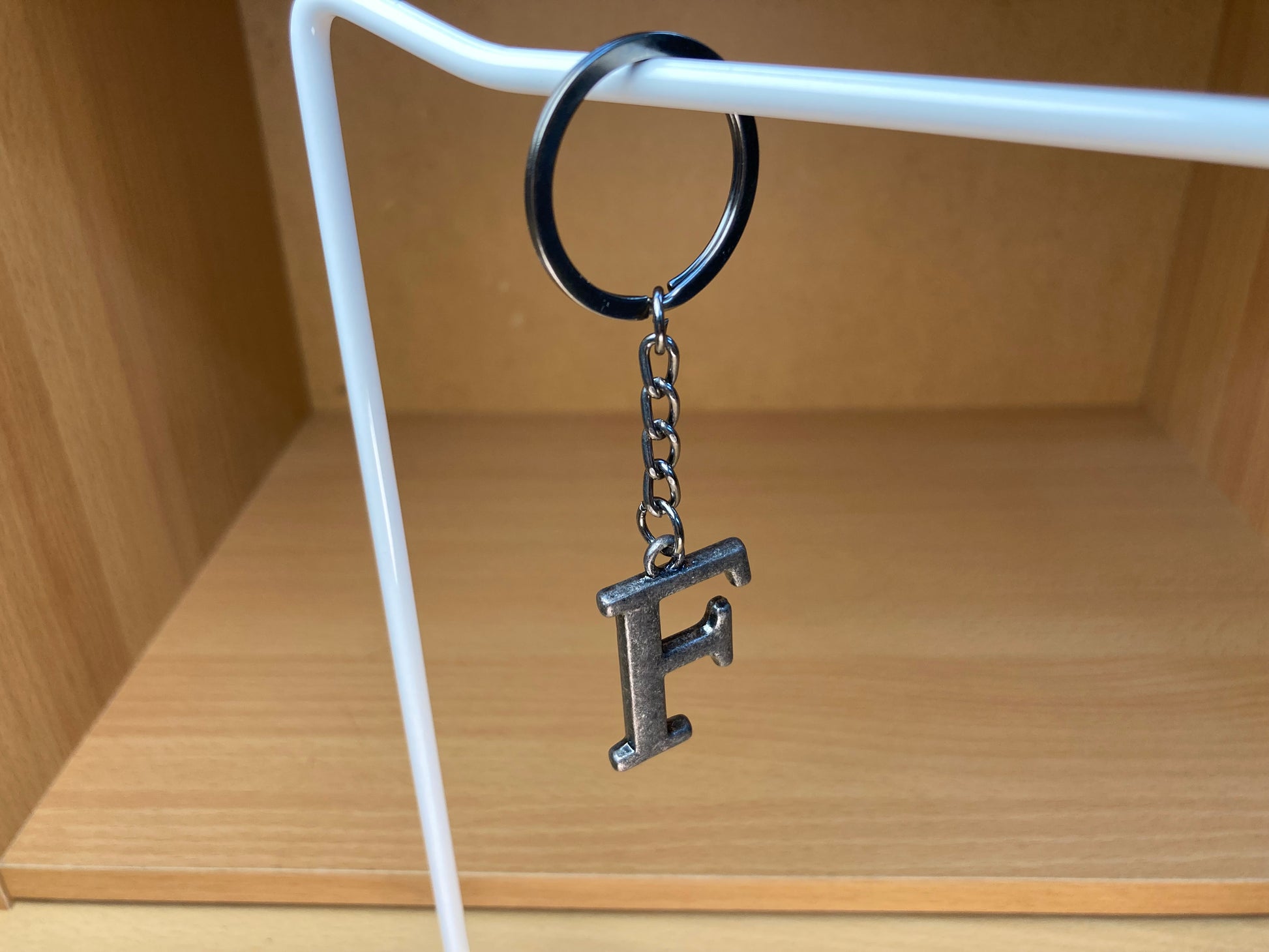 Tiny Treasures Seoul - Vintage Initial F Key Chain