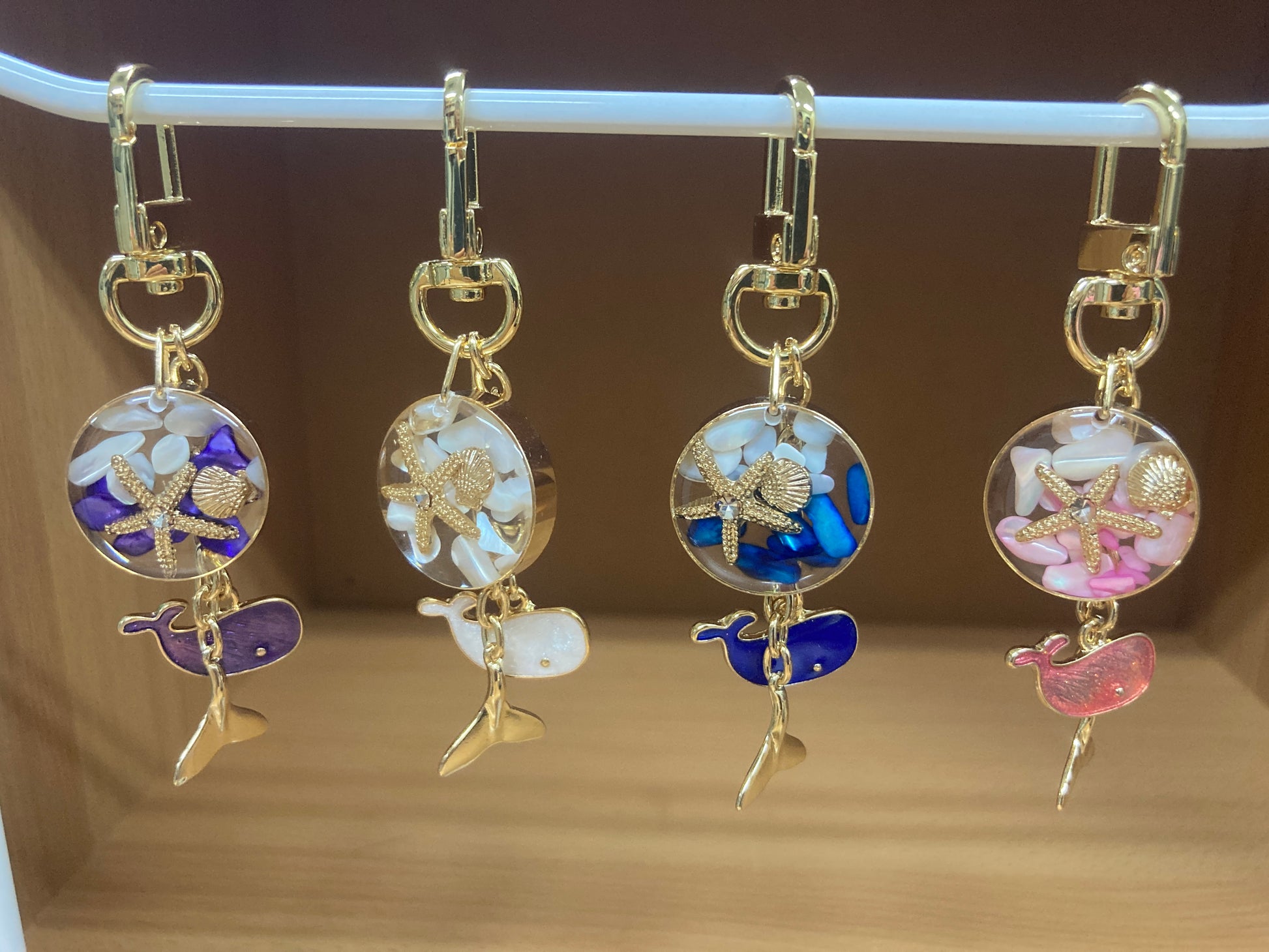 Tiny Treasures Seoul - Whale Ocean Bag Charm Front View