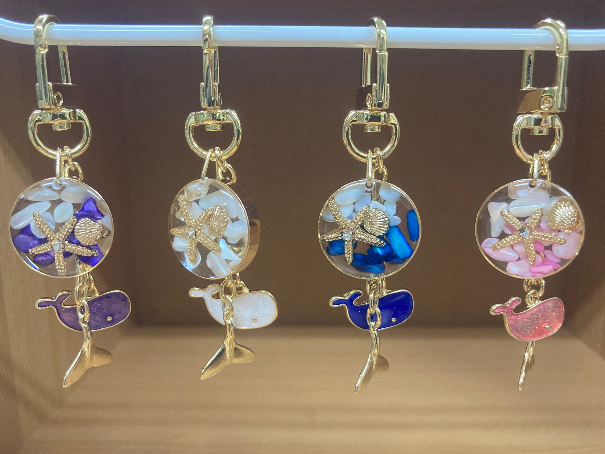 Tiny Treasures Seoul - Whale Ocean Bag Charms Front View
