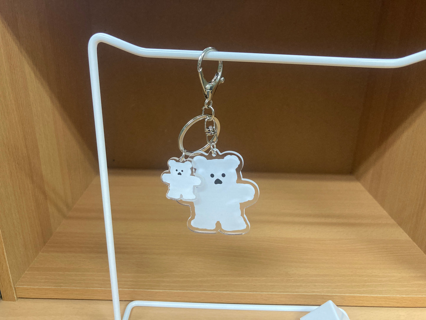 Tiny Treasures Seoul - White Bear Acrylic Keychain 10